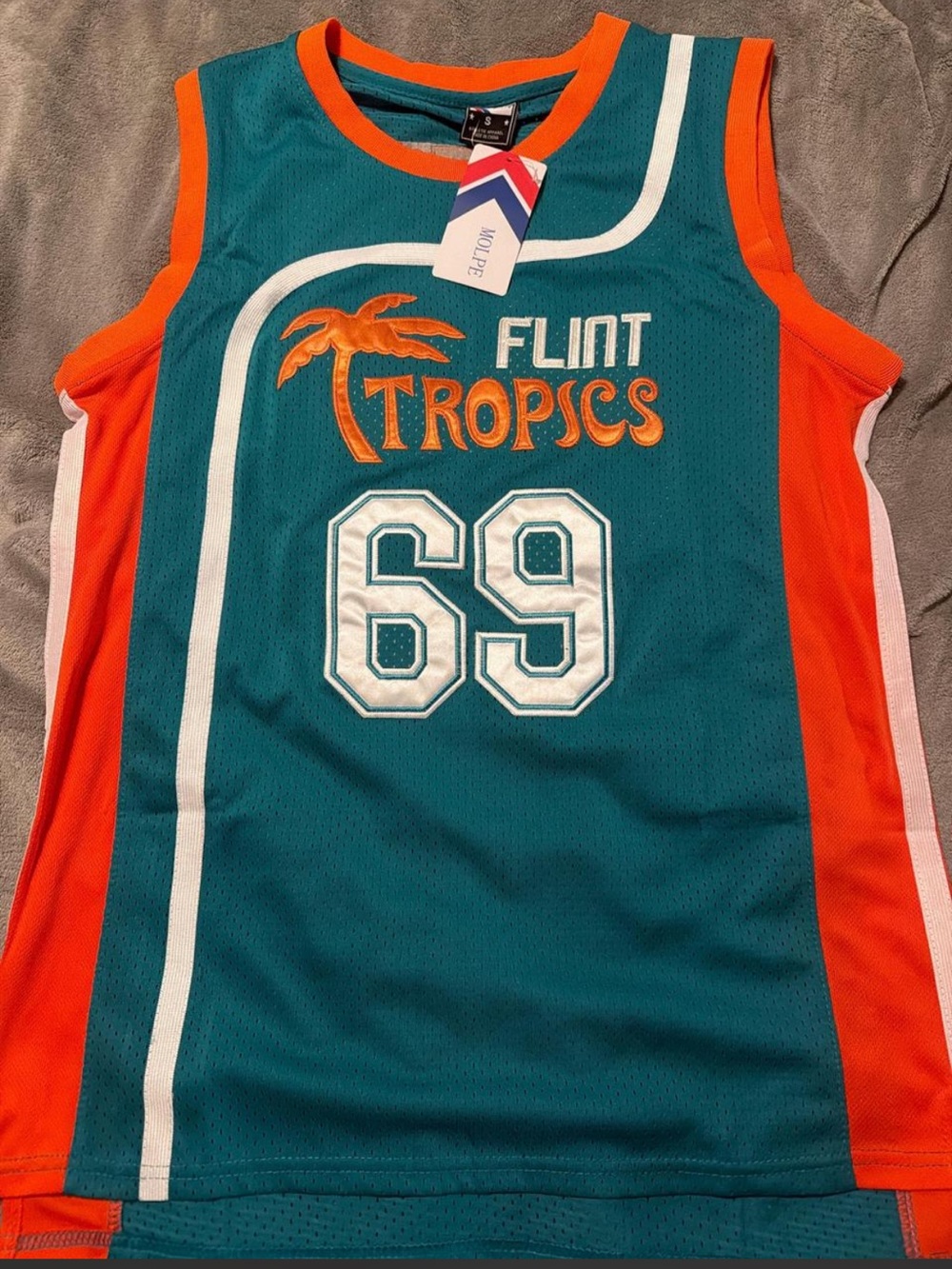 Molpe Flint Tropics Downtown 69 Basketball Jersey